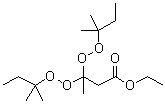 Ethyl 3,3-bis(tert-pentylperoxy)butanoate molecular structure (CAS 67567-23-1)