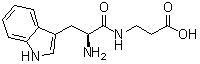 L-色氨酰-beta-丙氨酸分子结构 (CAS 67607-64-1)