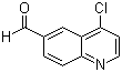 4-氯喹啉-6-甲醛分子结构 (CAS 676256-25-0)