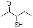 3-巯基-2-戊酮分子结构 (CAS 67633-97-0)