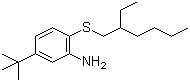 3-叔丁基-6-[(2-乙基己基)硫基]苯胺分子结构 (CAS 676352-86-6)