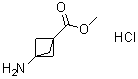 3-氨基双环[1.1.1]戊烷-1-羧酸甲酯盐酸盐分子结构 (CAS 676371-65-6)