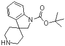 螺[吲哚啉-3,4'-哌啶]-1-羧酸叔丁酯分子结构 (CAS 676607-31-1)