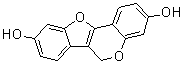6H-苯并呋喃并[3,2-c][1]苯并吡喃-3,9-二醇分子结构 (CAS 67685-22-7)
