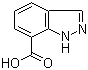 1H-吲唑-7-羧酸分子结构 (CAS 677304-69-7)