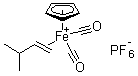 二羰基(eta5-2,4-环戊二烯-1-基)[(1,2-eta)-3-甲基-1-丁烯]铁六氟磷酸盐分子结构 (CAS 67742-51-2)
