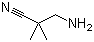 3-氨基-2,2-二甲基丙腈分子结构 (CAS 67744-70-1)