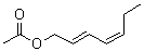 (2E,4Z)-2,4-Heptadien-1-ol acetate molecular structure (CAS 67818-17-1)