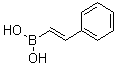 反式-beta-苯乙烯基硼酸分子结构 (CAS 6783-05-7)