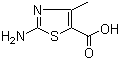 2-氨基-4-甲基噻唑-5-羧酸分子结构 (CAS 67899-00-7)