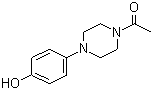 1-乙酰基-4-(4-羟基苯基)哌嗪分子结构 (CAS 67914-60-7)