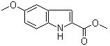 5-甲氧基-1H-吲哚-2-羧酸甲酯分子结构 (CAS 67929-86-6)