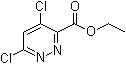 4,6-二氯哒嗪-3-羧酸乙酯分子结构 (CAS 679406-03-2)
