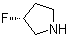 结构式 CAS# 679431-51-7, 3(R)-氟吡咯烷