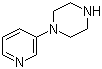 1-(3-吡啶基)哌嗪分子结构 (CAS 67980-77-2)