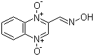 structure of CAS# 6804-21-3, 2-Formylquinoxaline-1,4-dioxide oxime;2-Hydroxyiminomethylquinoxaline 1,4-dioxide; 2-Quinoxalinecarboxaldehyde 1,4-dioxide oxime