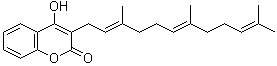 结构式 CAS# 6805-34-1, 阿魏醇