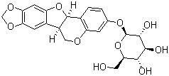三叶豆紫檀苷分子结构 (CAS 6807-83-6)