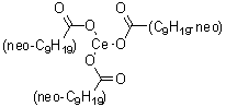 新癸酸铈分子结构 (CAS 68084-49-1)