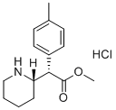 (±)-苏式-4-甲基哌甲酯盐酸盐分子结构 (CAS 680996-70-7)