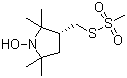 (+)-(1-Oxyl-2,2,5,5-tetramethylpyrrolidin-3-yl)methyl methanethiosulfonate molecular structure (CAS 681034-14-0)