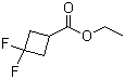 3,3-二氟环丁烷甲酸乙酯分子结构 (CAS 681128-38-1)