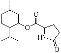(+)-2-吡咯烷酮-5-甲酸薄荷酯分子结构 (CAS 68127-22-0)