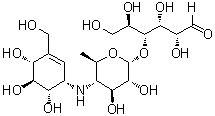 抑淀粉酶素 XG分子结构 (CAS 68128-53-0)