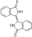 delta1,1'-联异吲哚啉-3,3'-二硫酮分子结构 (CAS 6813-37-2)