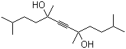 2,5,8,11-四甲基-6-十二炔-5,8-二醇分子结构 (CAS 68227-33-8)