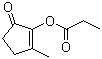 3-甲基-2-环戊烯醇酮丁酸酯分子结构 (CAS 68227-51-0)