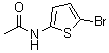 结构式 CAS# 68236-26-0, 2-乙酰氨基-5-溴噻吩