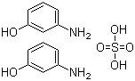 3-氨基苯酚硫酸盐分子结构 (CAS 68239-81-6)