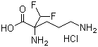 盐酸依氟鸟氨酸分子结构 (CAS 68278-23-9)
