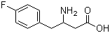 结构式 CAS# 682804-76-8, 3-氨基-4-(4-氟苯基)丁酸