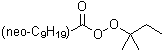 叔戊基过氧新癸酸酯分子结构 (CAS 68299-16-1)