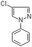 4-氯-1-苯基吡唑分子结构 (CAS 6831-92-1)