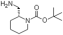 (2R)-2-(氨基甲基)哌啶-1-甲酸叔丁酯分子结构 (CAS 683233-14-9)