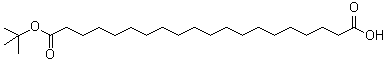二十烷二酸单叔丁酯分子结构 (CAS 683239-16-9)