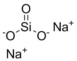 偏硅酸钠分子结构 (CAS 6834-92-0)