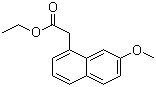 7-甲氧基-1-萘基乙酸乙酯分子结构 (CAS 6836-21-1)