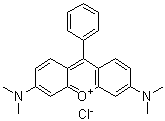 3,6-Bis(dimethylamino)-9-phenylxanthylium chloride molecular structure (CAS 6837-70-3)