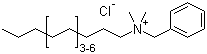 structure of CAS# 68391-01-5, Benzalkonium chloride;Alkyl(C12-C18)dimethylbenzylammonium chloride