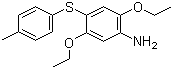 2,5-二乙氧基-4-((4-甲基苯基)硫)苯胺分子结构 (CAS 68400-48-6)