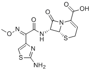 (E)-头孢唑肟分子结构 (CAS 68403-31-6)