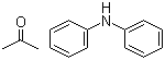 2-丙酮二苯胺反应产物分子结构 (CAS 68412-48-6)