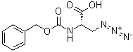 3-叠氮基-N-[苄氧羰基]-L-丙氨酸分子结构 (CAS 684270-44-8)