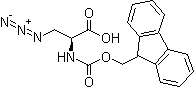 3-Azido-N-[(9H-fluoren-9-ylmethoxy)carbonyl]-L-alanine molecular structure (CAS 684270-46-0)