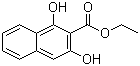 1,3-二羟基萘-2-甲酸乙酯分子结构 (CAS 6843-89-6)