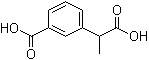 结构式 CAS# 68432-95-1, 3-羧基-alpha-甲基苯乙酸